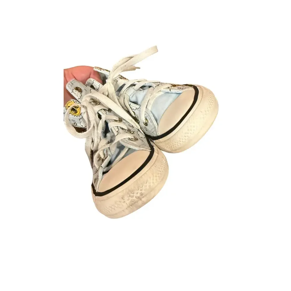 Converse Chuck Taylor All Star Camp Converse Rainbow High Top Sneakers Size 1